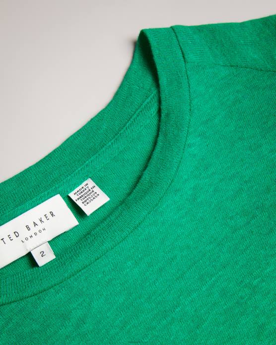 Ted Baker femmes 60VD449 vêtements hallenn - t-shirt à manches volantées vert