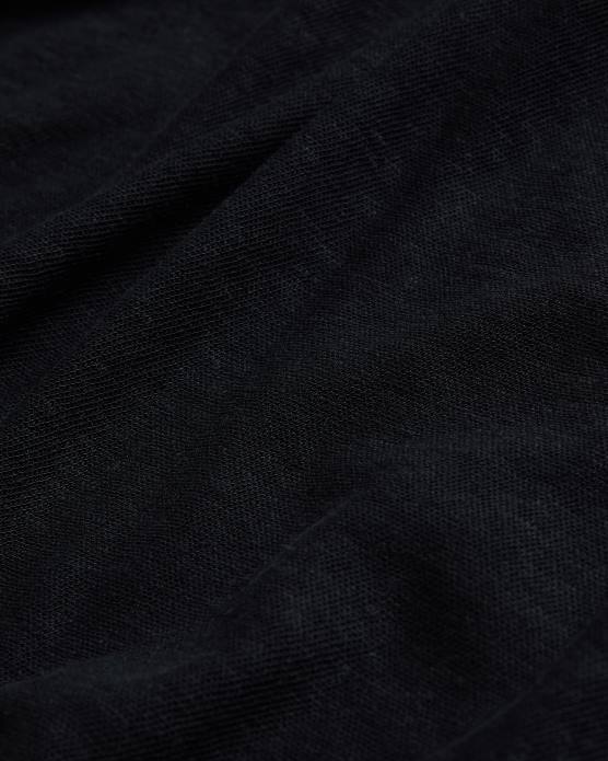 Ted Baker femmes 60VD477 vêtements t-shirt laliita col v en coton et lin noir