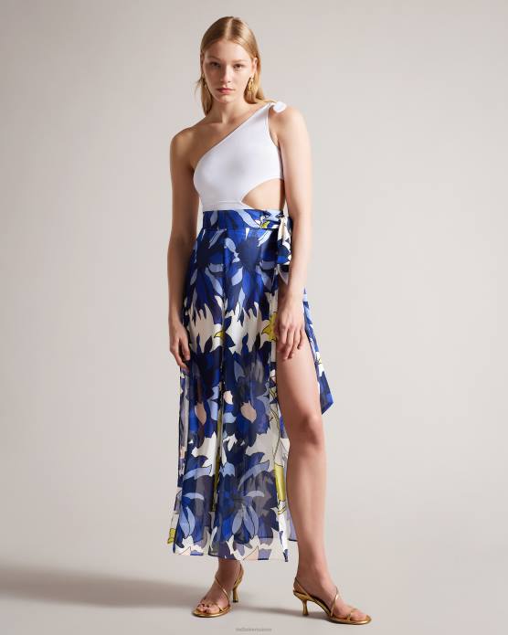 Ted Baker femmes 60VD443 vêtements chrysat pantalon de plage large naturel