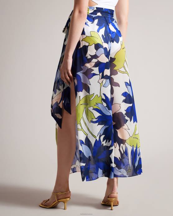 Ted Baker femmes 60VD443 vêtements chrysat pantalon de plage large naturel