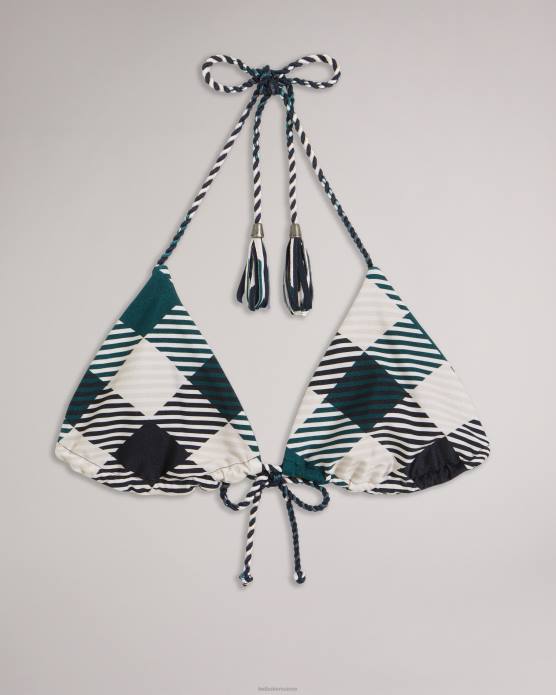 Ted Baker femmes 60VD372 vêtements haut de bikini triangle réversible jasalie blanc