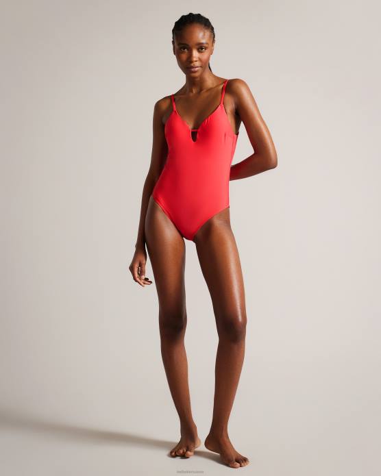 Ted Baker femmes 60VD200 vêtements maillot de bain plongeant neyome corail
