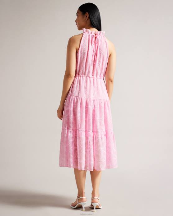 Ted Baker femmes 60VD174 vêtements miarose - robe dos nu à cordon de serrage à la taille lilas