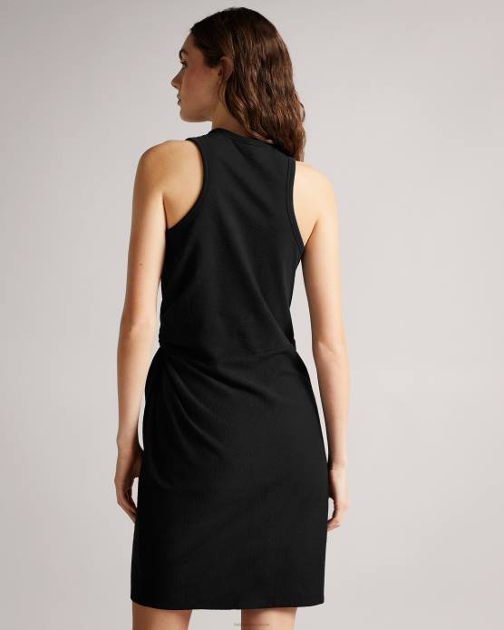 Ted Baker femmes 60VD413 vêtements livviaa - robe en jersey nouée sur le devant noir