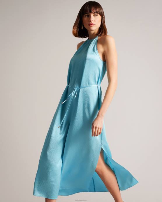 Ted Baker femmes 60VD473 vêtements robe midi dos nu roxieyy bleu