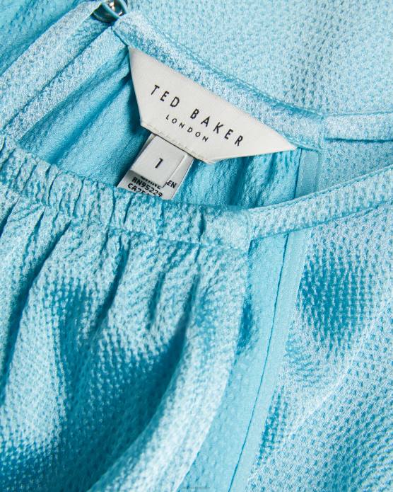 Ted Baker femmes 60VD473 vêtements robe midi dos nu roxieyy bleu