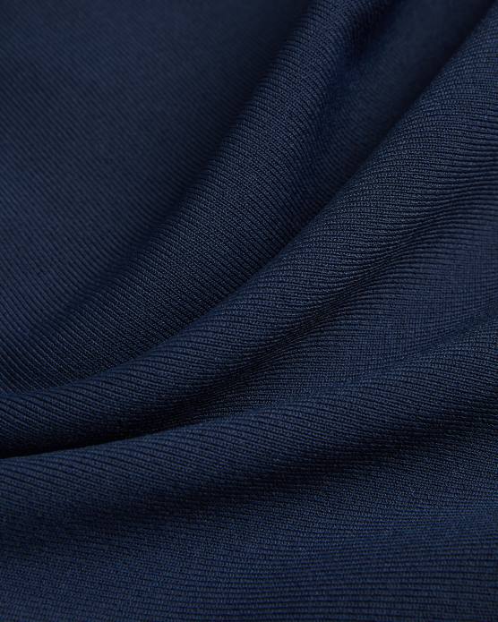 Ted Baker femmes 60VD187 vêtements robe midi moulante en maille à manches évasées Lounia bleu foncé