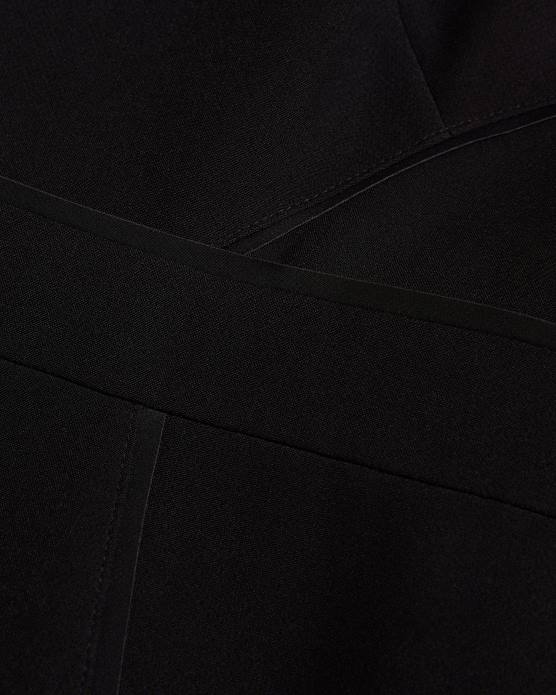 Ted Baker femmes 60VD417 vêtements ivylou - robe mi-longue moulante à manches transparentes noir