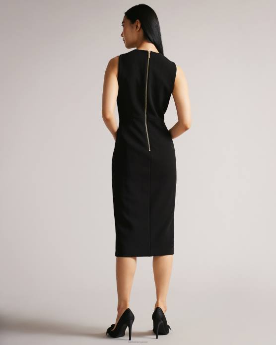 Ted Baker femmes 60VD262 vêtements robe moulante avec coutures tilolah noir