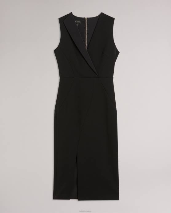 Ted Baker femmes 60VD262 vêtements robe moulante avec coutures tilolah noir