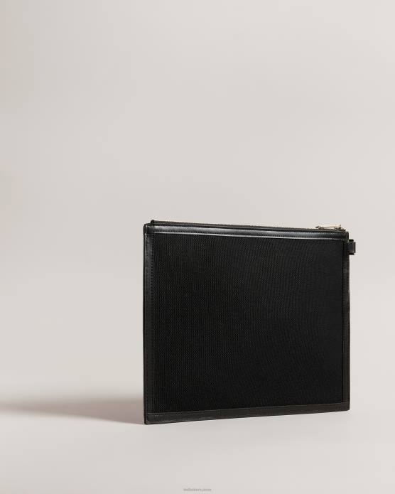 Ted Baker femmes 60VD764 Sacs pochette en toile de marque Vivantora noir