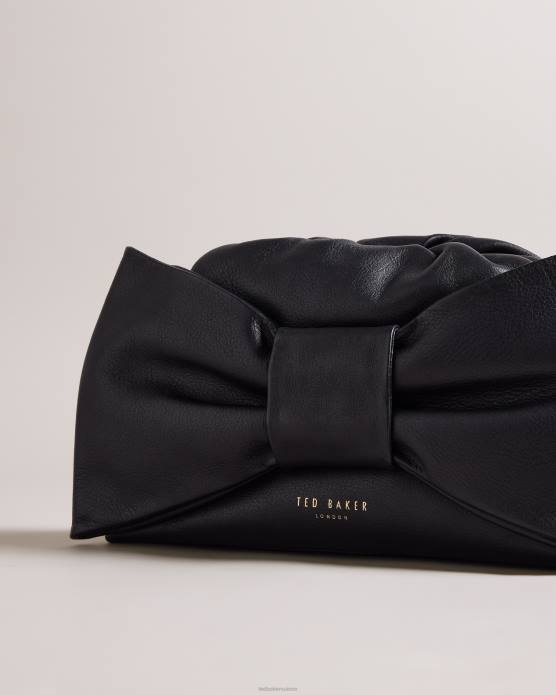 Ted Baker femmes 60VD721 Sacs pochette niasa à détail de nœud noir