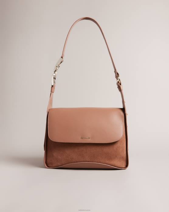Ted Baker femmes 60VD670 Sacs sac porté épaule cheriah à détail de chaîne naturel
