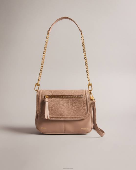 Ted Baker femmes 60VD672 Sacs sac porté épaule en cuir galet Nishat taupe