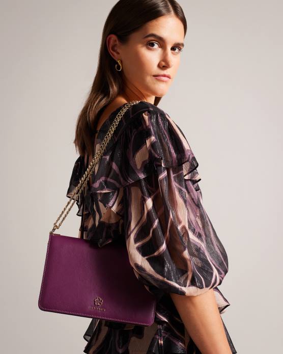 Ted Baker femmes 60VD674 Sacs jorjey - sac bandoulière à œillets et fleurs sang de bœuf