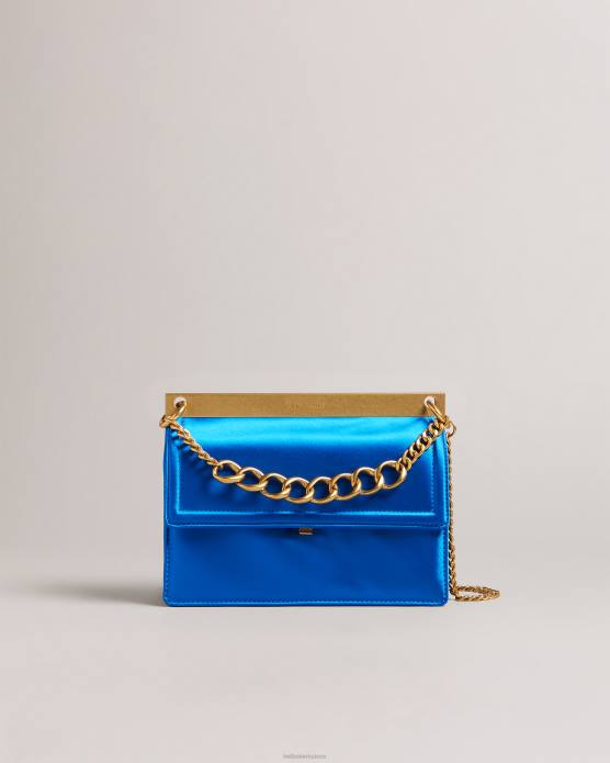 Ted Baker femmes 60VD675 Sacs Kialynn - Mini sac porté épaule à grosse chaîne bleu