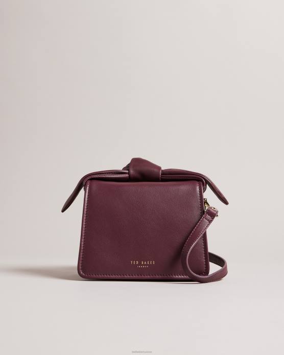Ted Baker femmes 60VD678 Sacs niyah - mini sac bandoulière à nœud doux violet foncé
