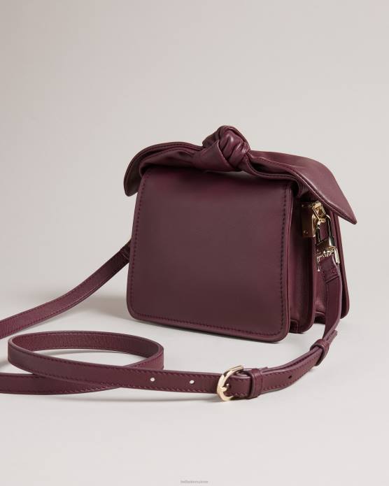 Ted Baker femmes 60VD678 Sacs niyah - mini sac bandoulière à nœud doux violet foncé