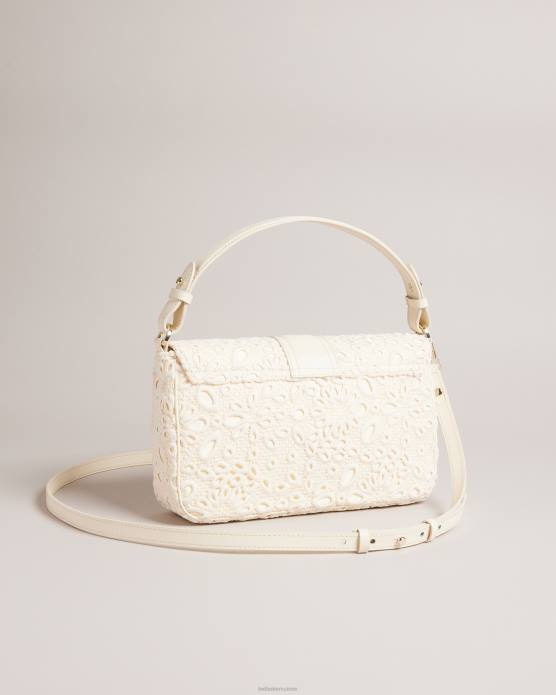 Ted Baker femmes 60VD696 Sacs sac porté épaule en dentelle florasa magnolia Ivoire