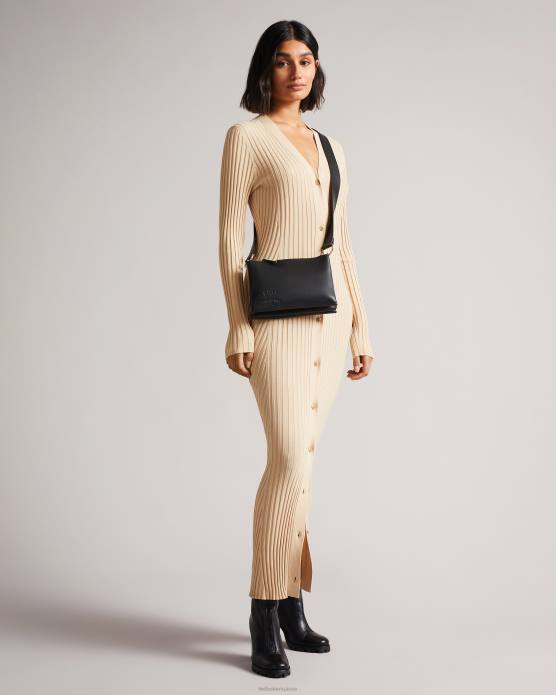 Ted Baker femmes 60VD703 Sacs Sac bandoulière en sangle de marque Darceyy noir