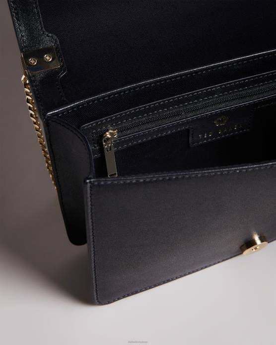 Ted Baker femmes 60VD709 Sacs jorjey - sac bandoulière à œillets et fleurs noir