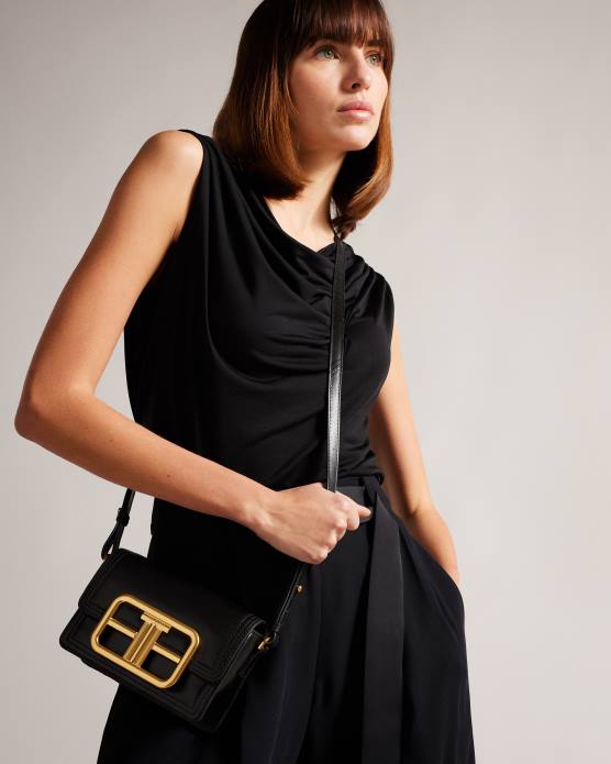 Ted Baker femmes 60VD714 Sacs mini sac à bandoulière tikisha Statement Hardware noir