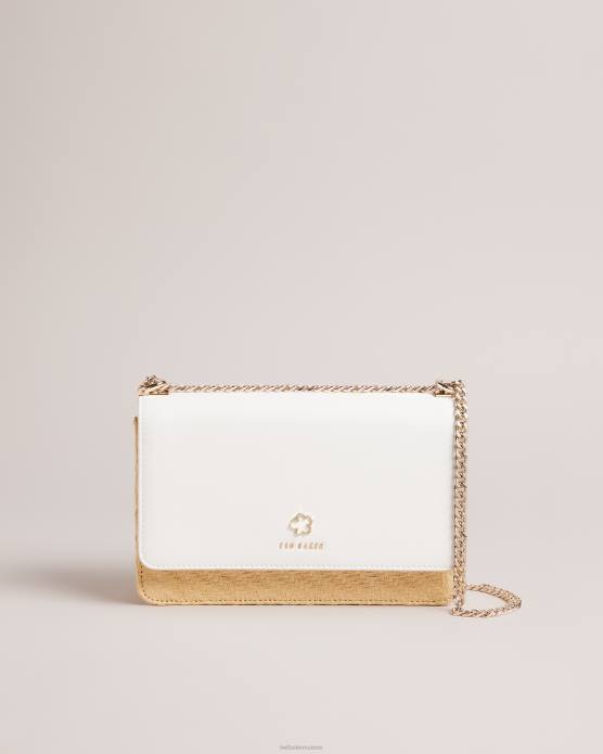 Ted Baker femmes 60VD730 Sacs sac bandoulière tressé à œillets magdie magnolia écru