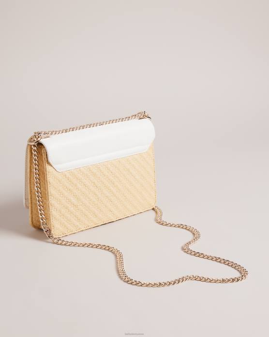 Ted Baker femmes 60VD730 Sacs sac bandoulière tressé à œillets magdie magnolia écru