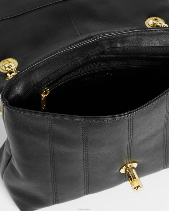 Ted Baker femmes 60VD750 Sacs mini sac bandoulière matelassé en cuir ayalina noir