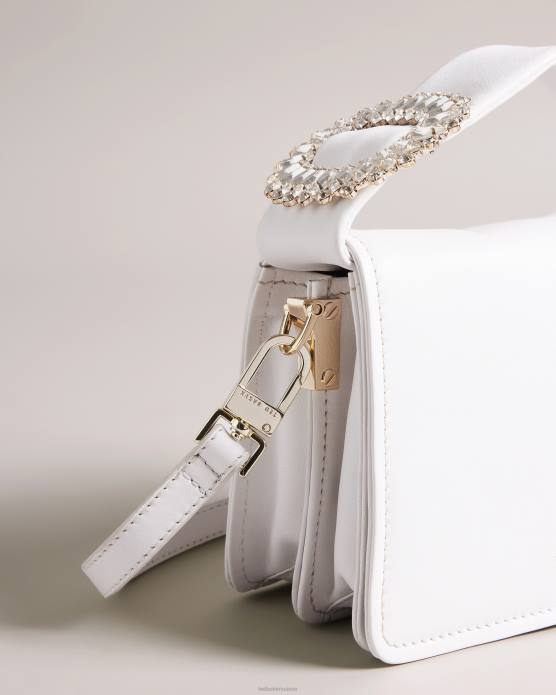 Ted Baker femmes 60VD759 Sacs sac bandoulière à détail bijou emie écru