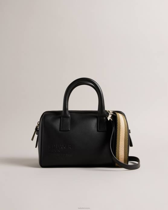Ted Baker femmes 60VD784 Sacs sac porté épaule en toile à logo Daralia noir