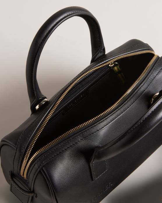 Ted Baker femmes 60VD784 Sacs sac porté épaule en toile à logo Daralia noir