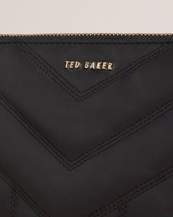 Ted Baker femmes 60VD789 Sacs ayasini - sac bandoulière matelassé noir