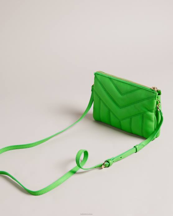 Ted Baker femmes 60VD807 Sacs ayasini - sac bandoulière matelassé vert