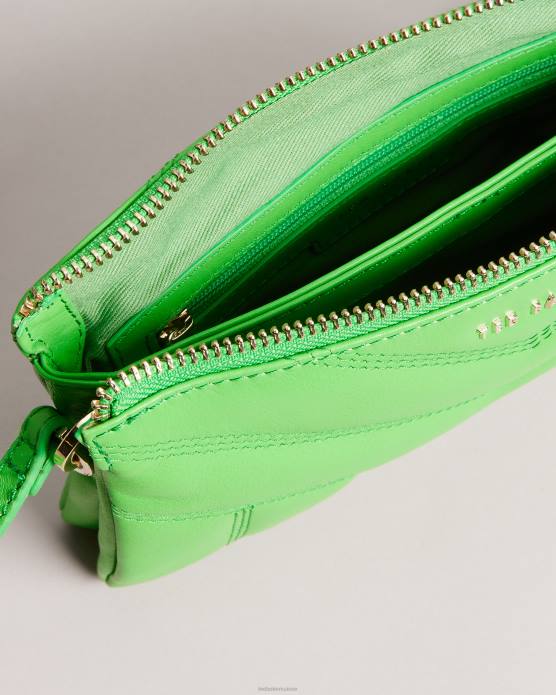 Ted Baker femmes 60VD807 Sacs ayasini - sac bandoulière matelassé vert