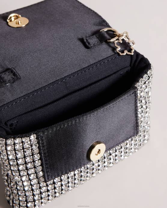 Ted Baker femmes 60VD813 Sacs sac bandoulière à cristaux gliteri argent