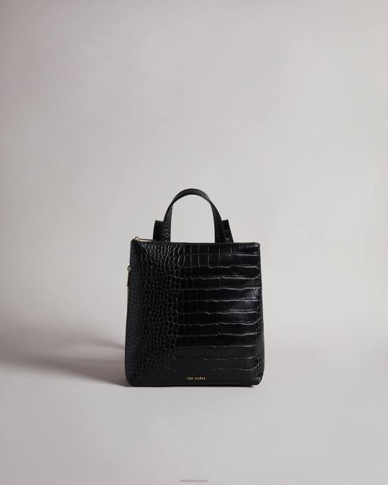 Ted Baker femmes 60VD746 Sacs sac à dos belax en PU effet croco noir