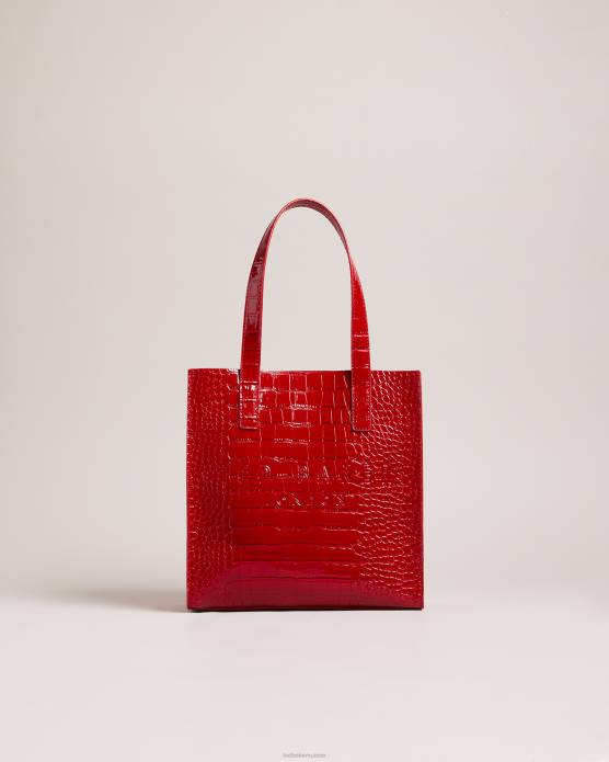 Ted Baker femmes 60VD690 Sacs reptcon croc détail petite icône rouge