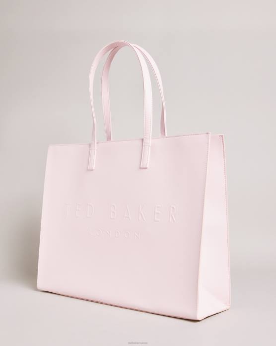 Ted Baker femmes 60VD691 Sacs sac à icône large clouté en forme de cœur Studcon rose pâle