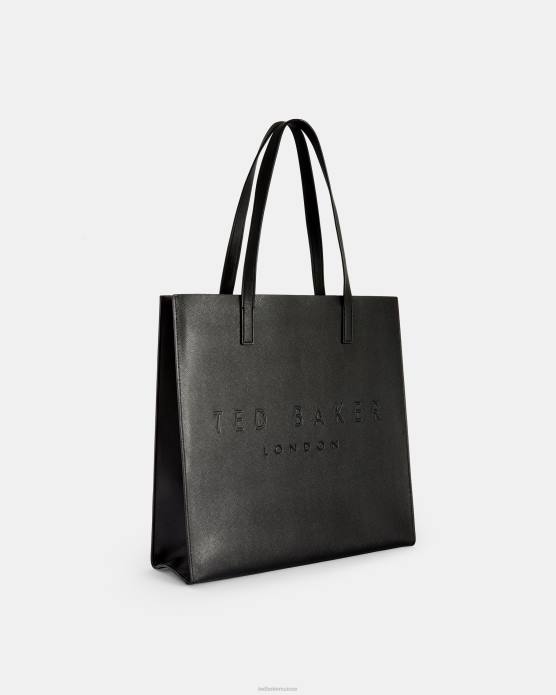 Ted Baker femmes 60VD763 Sacs soocon grand sac emblématique à hachures croisées noir