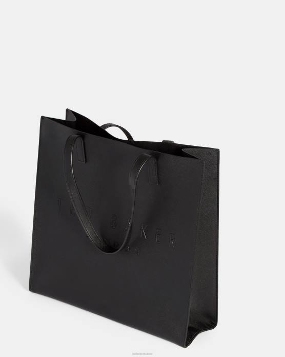 Ted Baker femmes 60VD763 Sacs soocon grand sac emblématique à hachures croisées noir