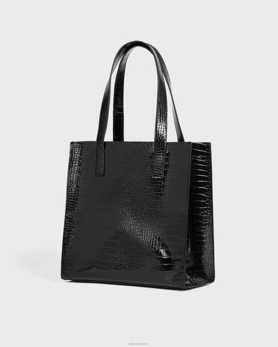 Ted Baker femmes 60VD768 Sacs reptcon croc détail petite icône noir