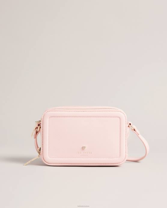 Ted Baker femmes 60VD683 Sacs petit sac photo clouté coeur Stinah rose pâle