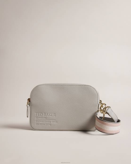 Ted Baker femmes 60VD716 Sacs sac pour appareil photo en sangle de marque Dailiah gris clair