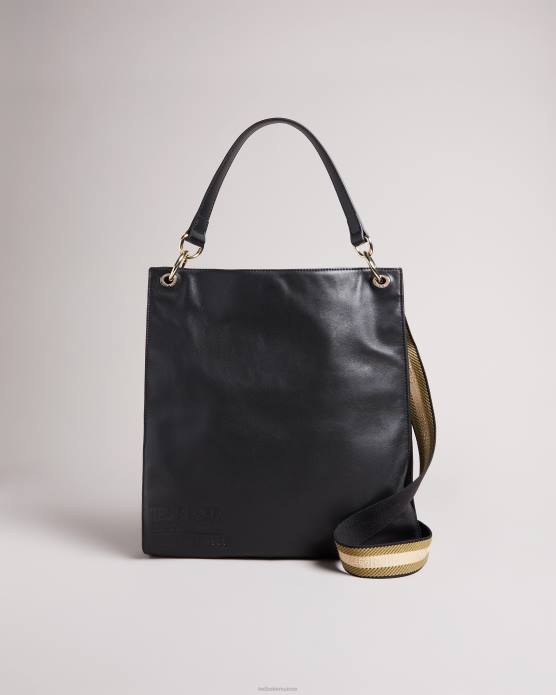 Ted Baker femmes 60VD785 Sacs grand sac hobo en toile à logo darcita noir
