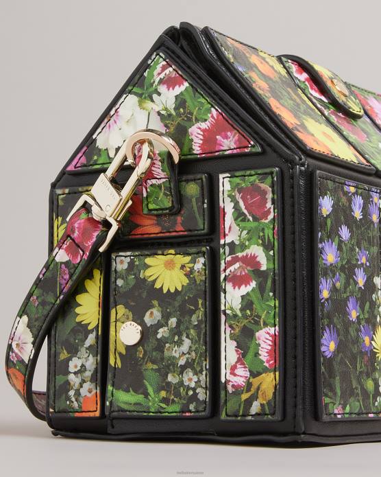 Ted Baker femmes 60VD788 Sacs sac à effet de serre floral grnhous noir