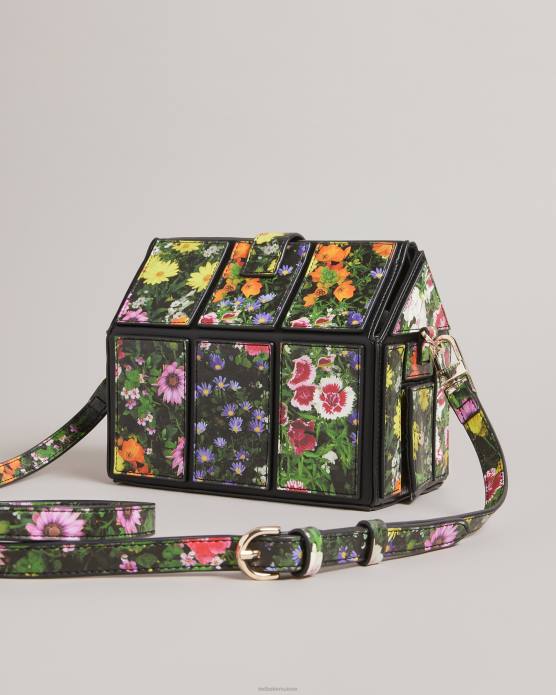 Ted Baker femmes 60VD788 Sacs sac à effet de serre floral grnhous noir