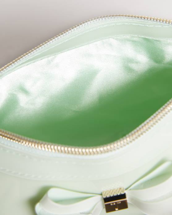 Ted Baker femmes 60VD1172 Sacs trousse de maquillage à nœud incurvé Aimee pl-vert
