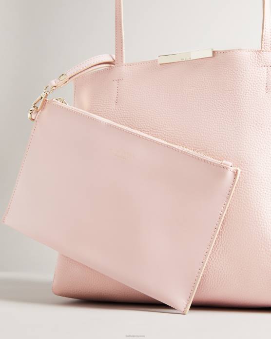 Ted Baker femmes 60VD826 Sacs cabas à facettes à grain doux Clarkia rose clair