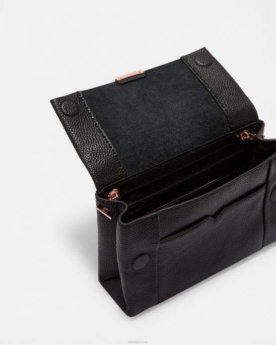 Ted Baker femmes 60VD829 Sacs sac xbody en cuir souple non doublé parson noir